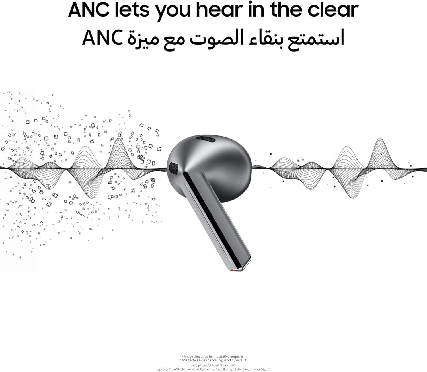 Samsung Galaxy Buds 3 Pro semi original Black - الصورة 4